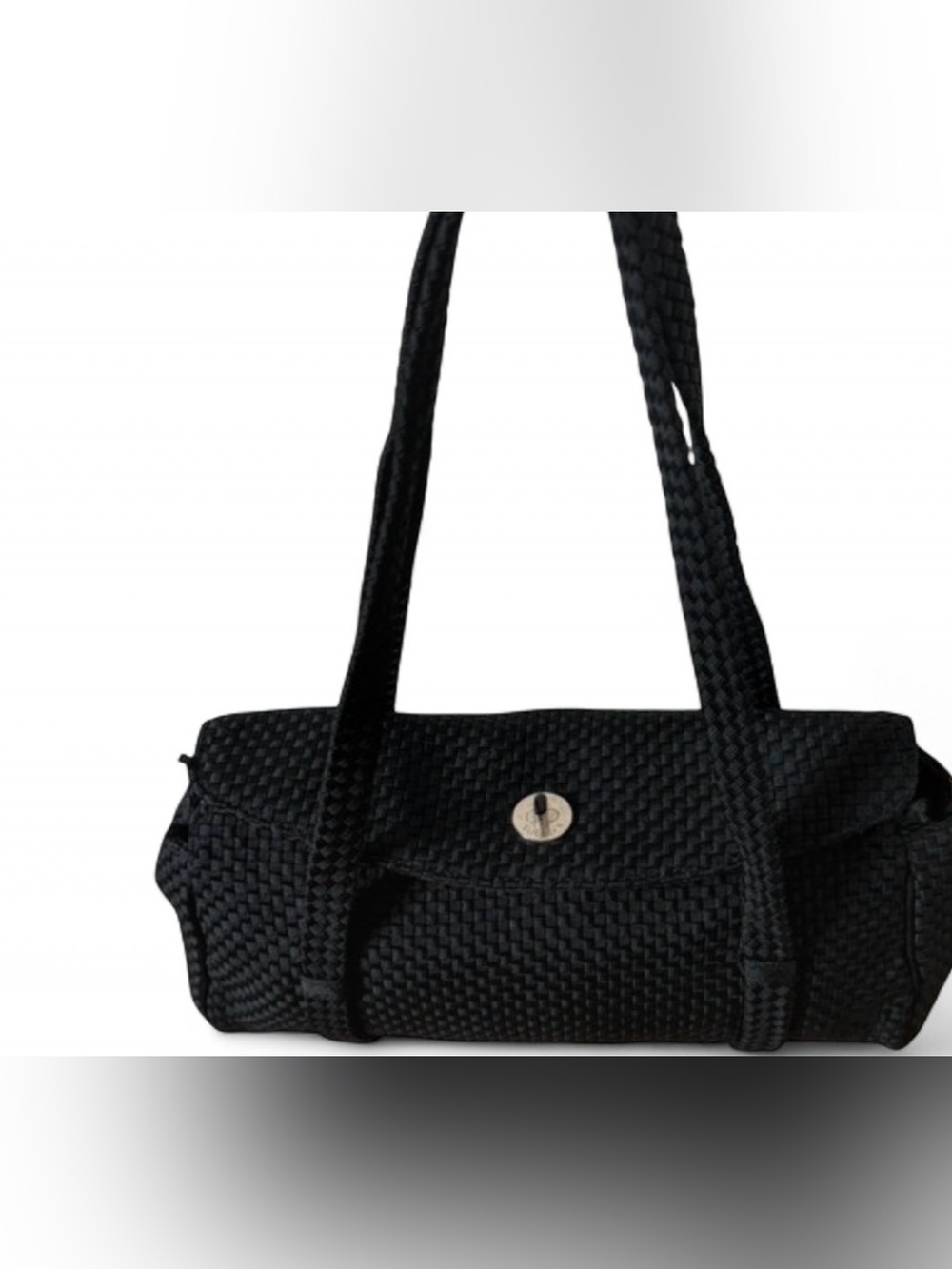 The Sak Black Woven Shoulder Bag